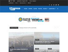 Tablet Screenshot of oprogressodetatui.com.br